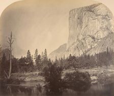 Tutucanula, El Capitan, 4000 Feet, 1861. Creator: Carleton Emmons Watkins