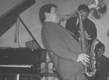 Tubby Hayes and Ronnie Scott, Ronnie Scott's, Gerrard Street, London, 1959. Creator: Brian Foskett