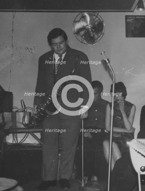 Tubby Hayes, Ronnie Scott's, Gerrard Street, London, 1959. Creator: Brian Foskett.