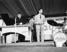 Tubby Hayes, Richmond Jazz Festival, London, 1963. Creator: Brian Foskett