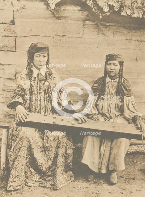 Tubinki and "chatygan" (musical instrument), 1904-1917. Creator: Unknown.