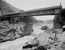 Tucker Toll Bridge, Bellows Falls, Vt., between 1900 and 1910. Creator: Unknown