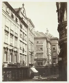 Tuchlauben No. 1, Wohnhaus des Peter Ritter von Calvagni, 1860s. Creator: Unknown