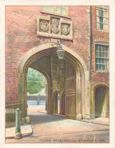 Tudor Gate-House, Lincoln's Inn 1929