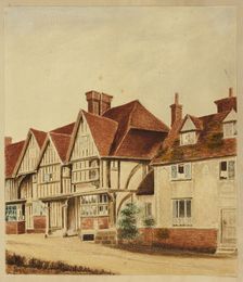 Tudor House Fronts, late 19th century. Creator: John Sell Cotman