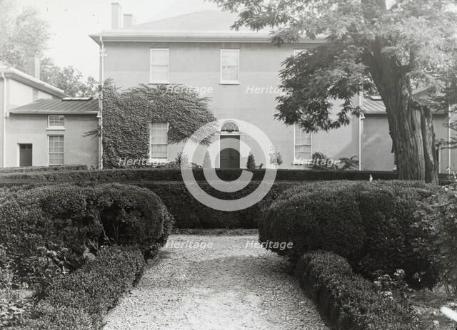 "Tudor Place," Armistead Peter, Jr., house, 1644 31st Street, NW, Washington, D.C., 1926. Creator: Frances Benjamin Johnston.