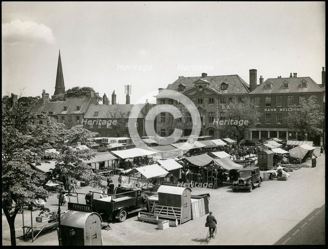 Tuesday Market Place, Kings Lynn, King's Lynn and West Norfolk, Norfolk, 1925-1935. Creator: Unknown.