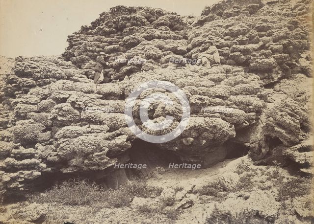 Tufa Rocks, Pyramid Lake, Nevada, 1867. Creator: Tim O'Sullivan.