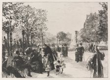 Tuileries Gardens. Creator: Léon Augustin Lhermitte (French, 1844-1925)