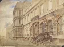 Tuileries Palace in ruins, 1871-1883. Creator: Unknown