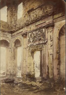Tuileries Palace in ruins, 1871-1883. Creator: Unknown