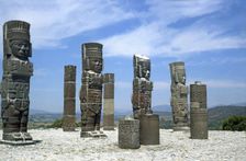 Tula, religious civic center of the Toltec culture founded around 900 BC. JC, under the name Toll…