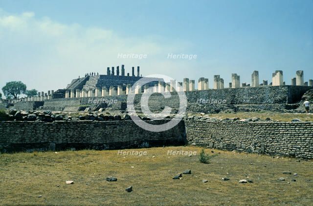 Tula, religious civic center of the Toltec culture founded around 900 BC. JC, under the name Toll…