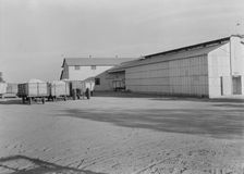 Tulare cooperative cotton gin, Tulare County, California, 1938. Creator: Dorothea Lange