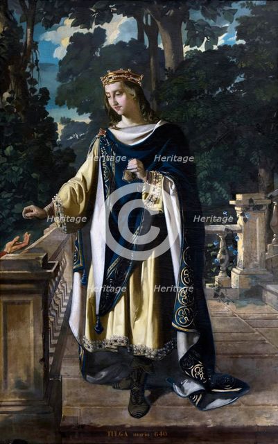 Tulga, King of the Visigoths, c1854. Creator: Agustín Saez Glanadell.