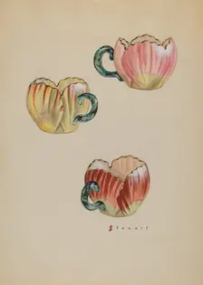 Tulip Cups, c. 1937. Creator: Robert Stewart
