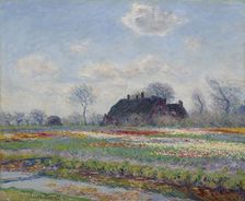 Tulip Fields At Sassenheim, 1886. Creator: Claude Monet