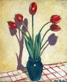 Tulips, c1925. Creator: Raymond McIntyre