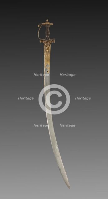 Tulwar Sword, 1700s. Creator: Unknown.