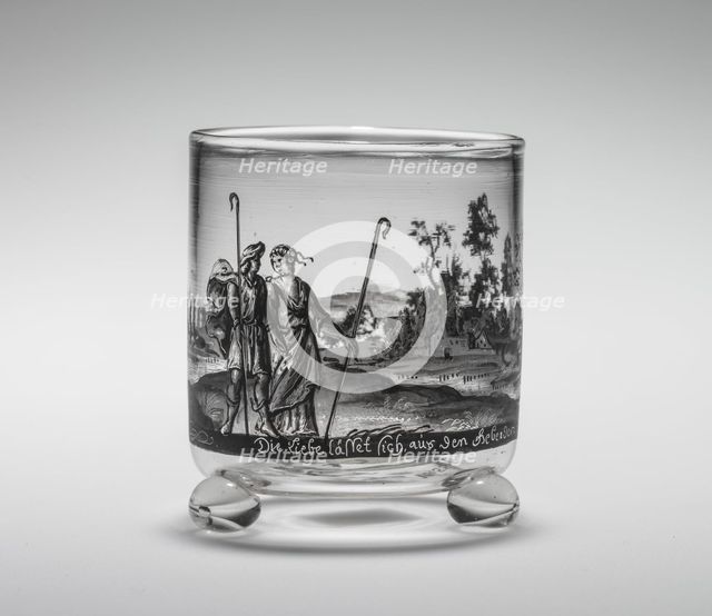 Tumbler, 1670. Creator: John Schaffner (German), style of.