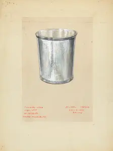 Tumbler, 1935/1942. Creator: Michael Trekur
