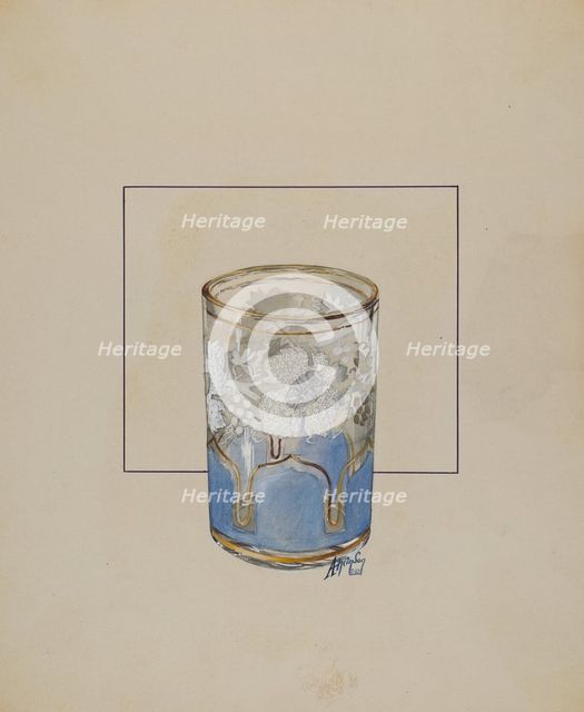 Tumbler, 1937. Creator: Ralph Atkinson.