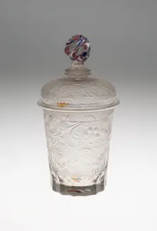 Tumbler with Cover, Potsdam, Early 18th century. Creator: Unknown