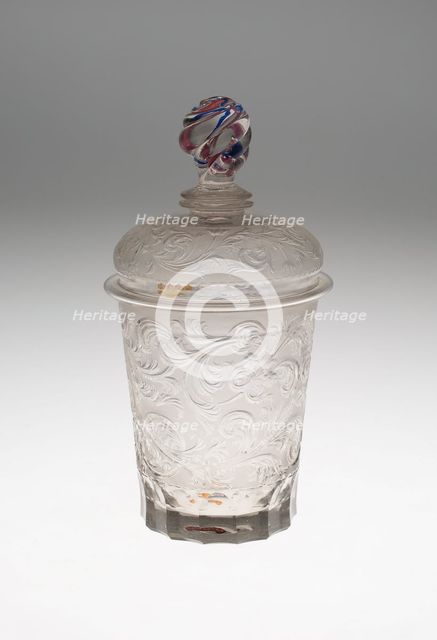Tumbler with Cover, Potsdam, Early 18th century. Creator: Unknown.
