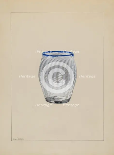 Tumbler, c. 1936. Creator: Charles Caseau.