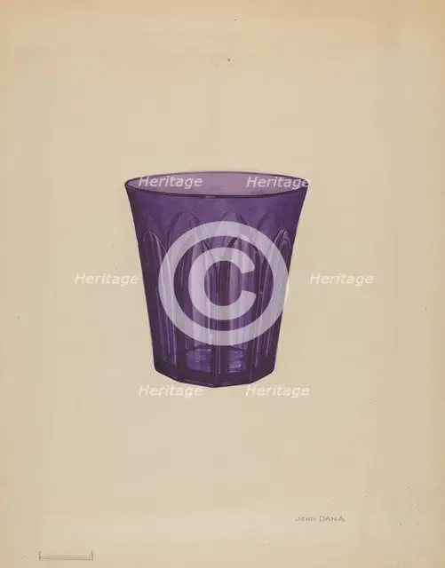 Tumbler, c. 1936. Creator: John Dana.