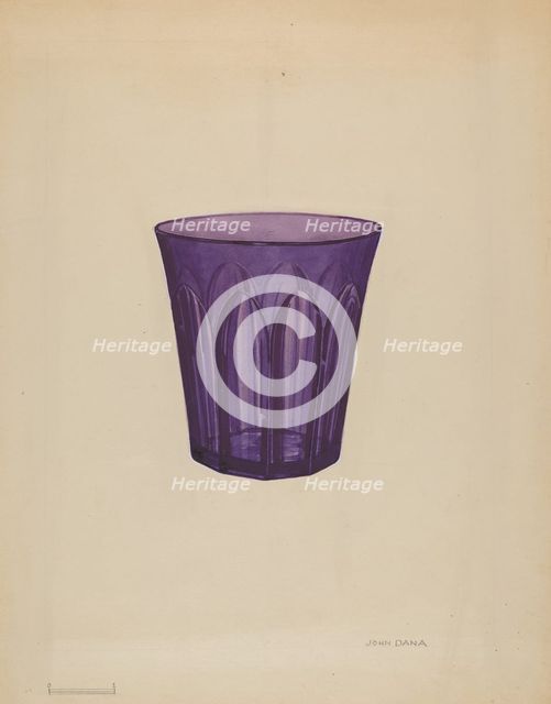 Tumbler, c. 1936. Creator: John Dana.
