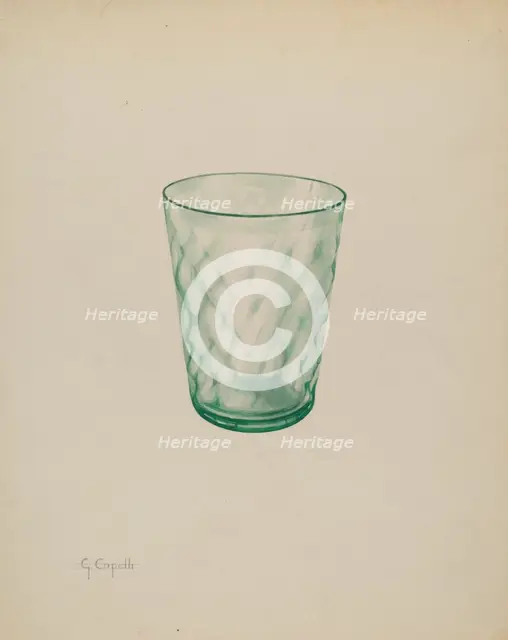 Tumbler, c. 1937. Creator: Giacinto Capelli.