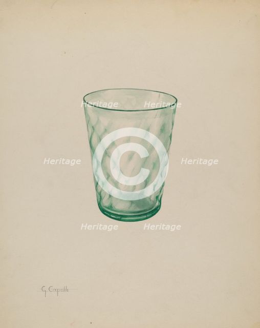 Tumbler, c. 1937. Creator: Giacinto Capelli.