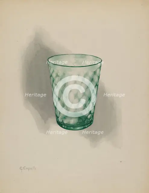 Tumbler, c. 1937. Creator: Giacinto Capelli.