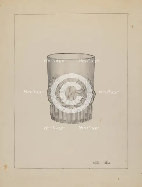 Tumbler, c. 1937. Creator: Janet Riza.