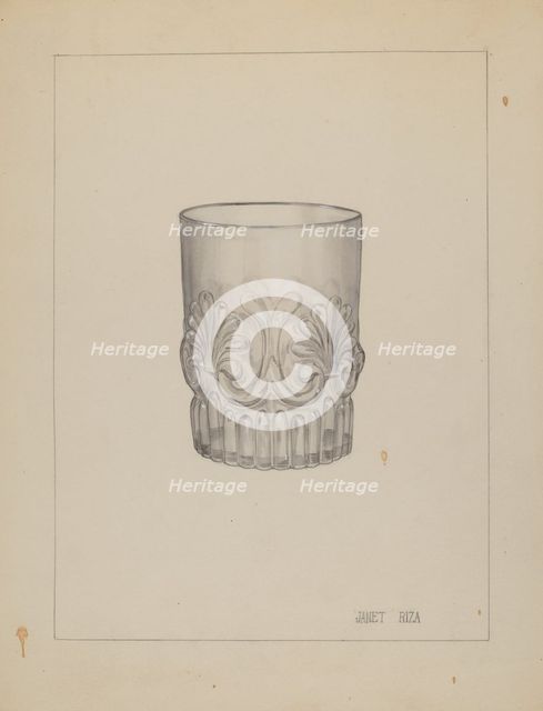 Tumbler, c. 1937. Creator: Janet Riza.