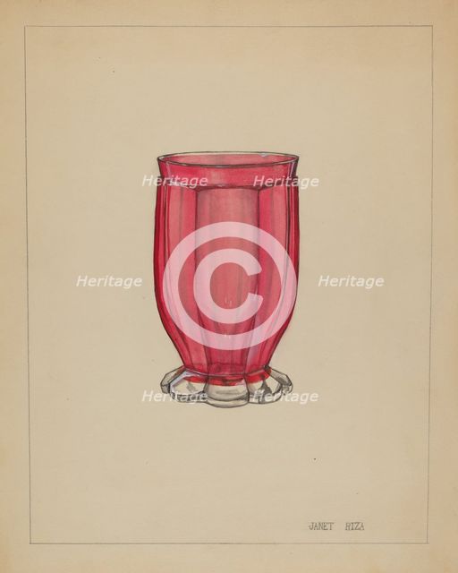 Tumbler, c. 1937. Creator: Janet Riza.