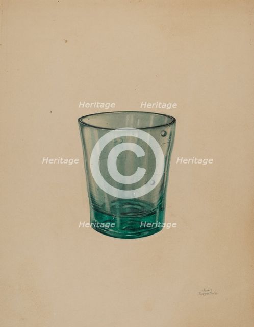 Tumbler, c. 1937. Creator: John Tarantino.