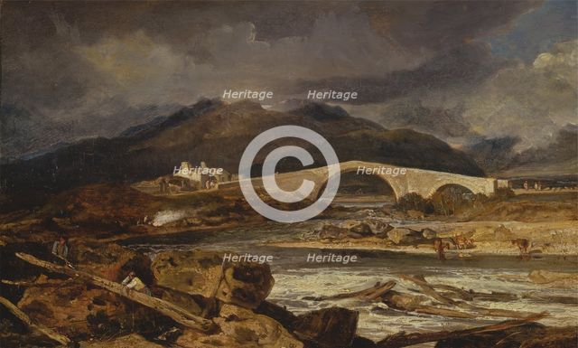 Tummel Bridge, Perthshire, between 1802 and 1803. Creator: JMW Turner.