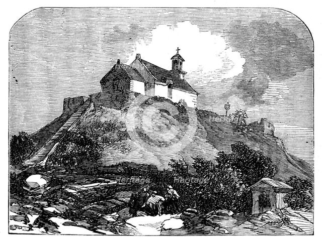 Tumulus of St. Michael's Mount, 1871.  Creator: Unknown.