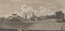 Tunbridge Castle in the County of Kent, from Edward Hasted's, The History and..., 1777-90. Creator: Richard Bernard Godfrey