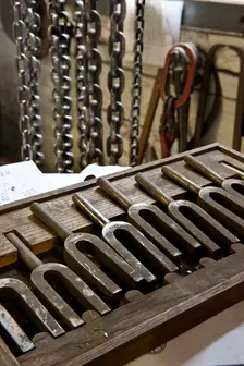 Tuning forks, Whitechapel Bell Foundry, 32-34 Whitechapel Road, Tower Hamlets, London, 2010. Artist: Derek Kendall