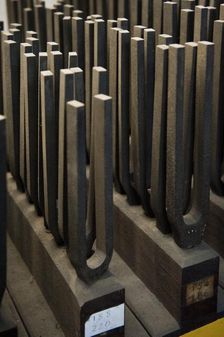 Tuning forks, Whitechapel Bell Foundry, 32-34 Whitechapel Road, Tower Hamlets, London, 2010. Artist: Derek Kendall
