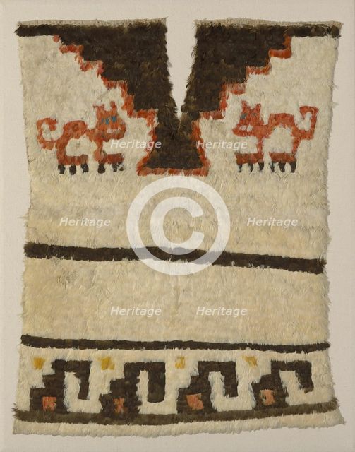 Tunic Fragment, Peru, A.D. 1470/1532. Creator: Unknown.