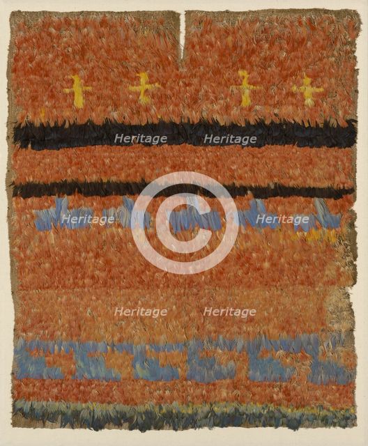 Tunic Fragment, Peru, A.D. 600/1532. Creator: Unknown.