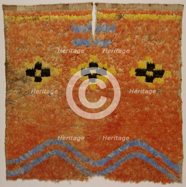 Tunic Fragment, Peru, A.D. 600/1532. Creator: Unknown.
