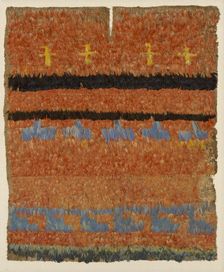 Tunic Fragment, Peru, A.D. 600/1532. Creator: Unknown