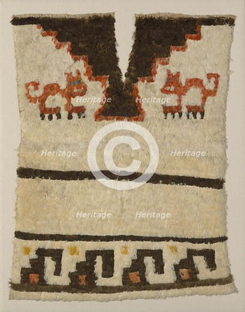 Tunic Fragment, Peru, A.D. 1470/1532. Creator: Unknown.
