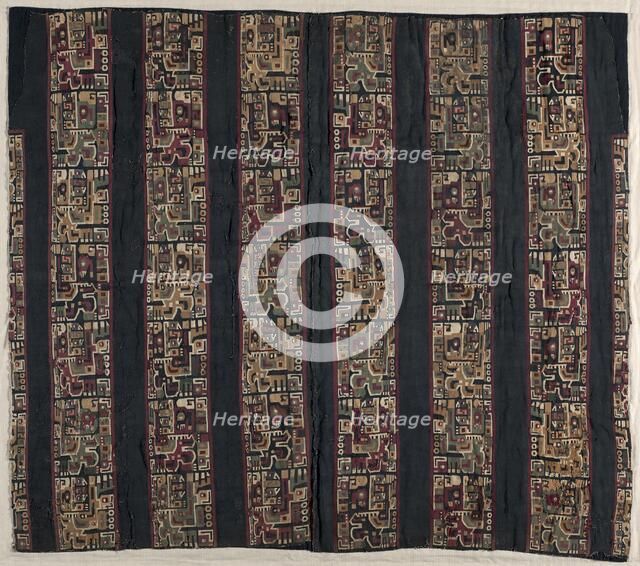 Tunic Fragments with Bird-Headed Creature, 600-1000. Creator: Unknown.