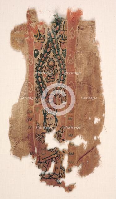 Tunic Ornament with Part of a Saint, c. 600s - 700s. Creator: Unknown.